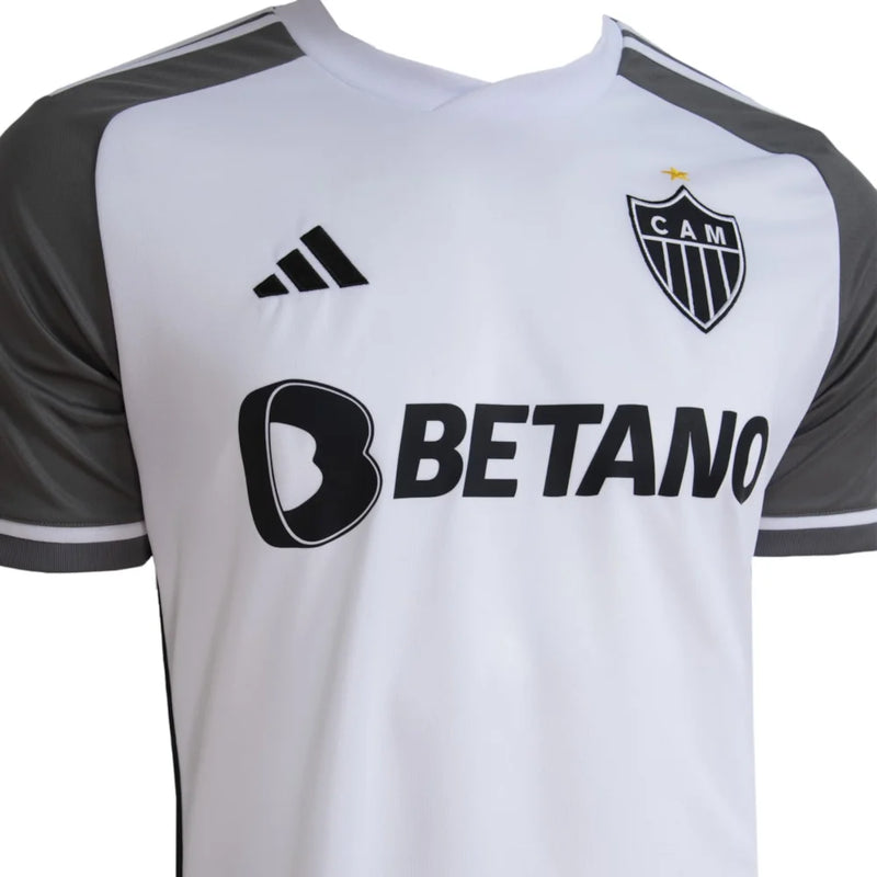 Camisa Adidas Atlético-MG II 23/24 Masculina - Branco/Cinza