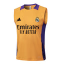 Real Madrid Training Set Tank Top Shirt + Shorts 24/25 - Men's adidas - Orange
