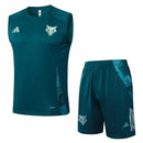 Conjunto Cruzeiro Treino Regata 24/25 - Masculino Adidas - Verde Oceano