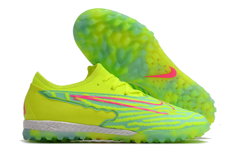 Chuteira de Campo Nike React Phantom GX Pro TF - Verde