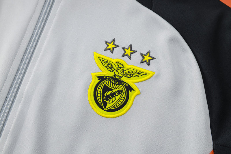 Conjunto Benfica Treino 24/25 - Masculino Adidas - Cinza Preto Laranja e Vermelho (cópia)