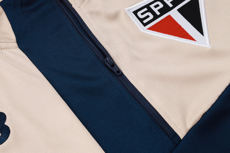 Conjunto São Paulo 24/25 - Masculino New Balance - Azul e bege