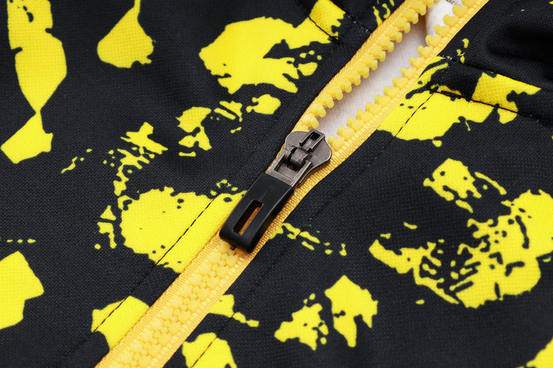 Conjunto Borussia Dortmund Treino 23/24 - Masculino Puma - Preto e com detalhes em amarelo
