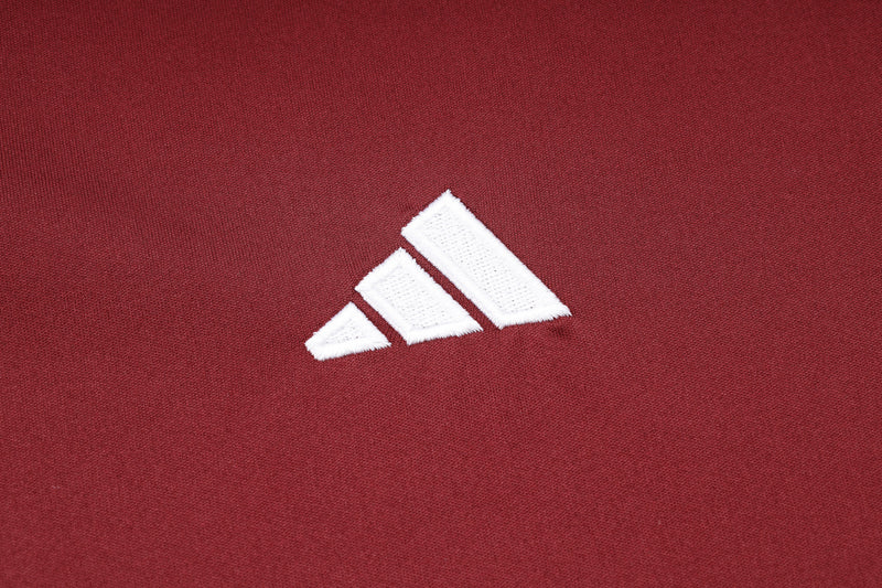 Conjunto Internacional Treino 24/25 - Masculino Adidas - Vermelho e vinho