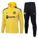 Conjunto Barcelona Treino 24/25 - Masculino Nike - dourado