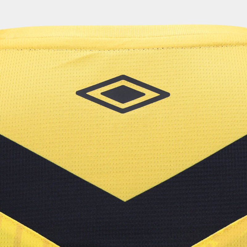 Camisa Santos III 24/25 - Torcedor Umbro Masculina - Amarela com detalhes em preto