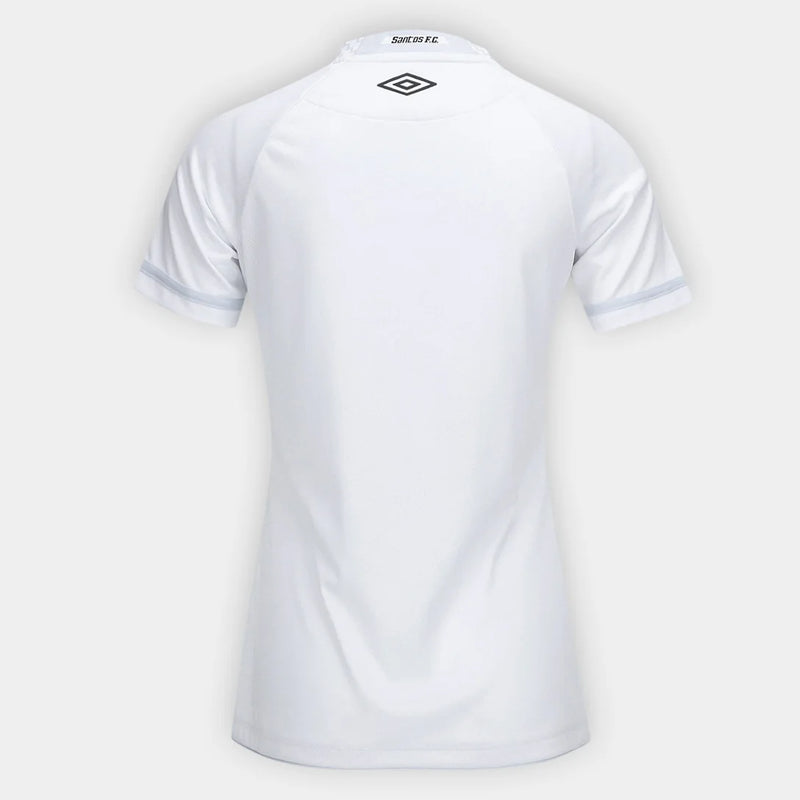 Camisa Santos I 25/26 - Torcedor Umbro Feminina - Branca