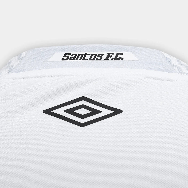 Camisa Santos I 25/26 - Torcedor Umbro Feminina - Branca