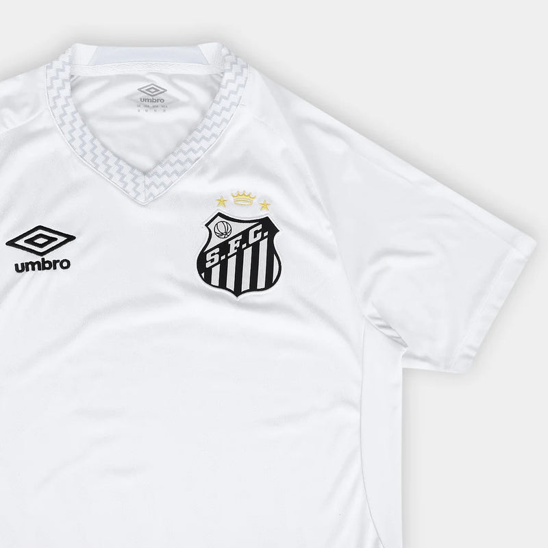 Camisa Santos I 25/26 - Torcedor Umbro Feminina - Branca