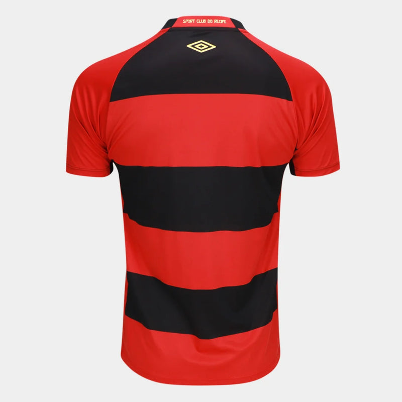 Camisa Sport Recife 25/26 Torcedor Masculina - Preta e vermelho
