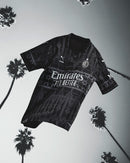 Camisa AC Milan llll 23/24 - Torcedor Puma Masculina - Preta com detalhes em cinza