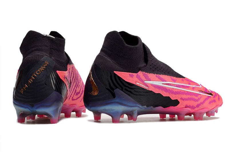 Chuteira de Campo NIKE PHANTOM GX ELITE DF Link FG - Rosa/Preto