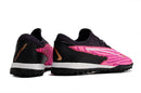 Chuteira de Campo Nike React Phantom GX Pro TF - Preto/Rosa