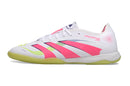 Chuteira de Futsal Adidas Predator Elite IC - Branco com rosa