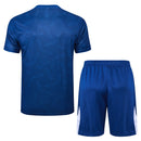 Conjunto Paris Saint-Germain Treino Camisa manga curta + short 24/25 - Masculino Jordan - Azul