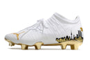 Chuteira de Campo Puma Future Z 1.3 Teazer FG - Branco/Dourado