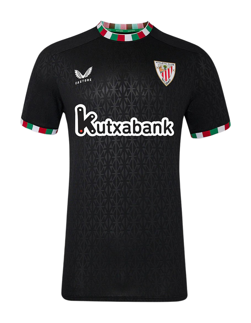 Camisa Athletic Bilbao Ill 24/25 Torcedor Castore Masculina - Roxo com detalhes em preto