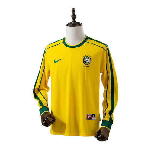 Camisa Do Brasil l Retrô 1998 Manga Longa - Torcedor Masculina