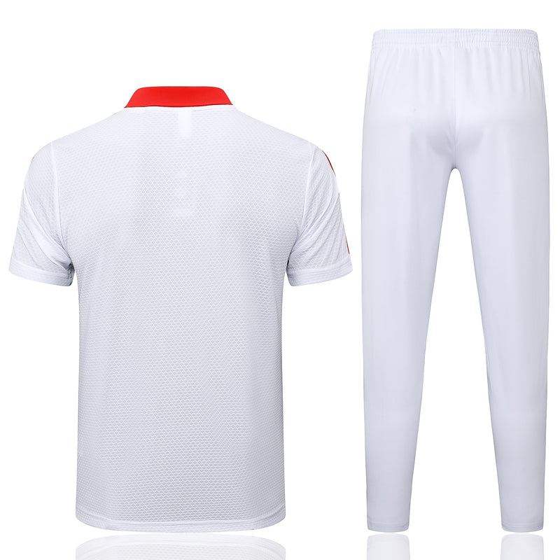 Conjunto Bayern München Treino 25/26 - Masculino adidas - Branco