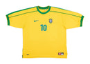 Nike Men's 2002 Brazil National Team I Retro Shirt - Yellow