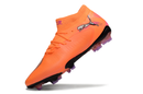 Chuteira de Campo Puma Future 8 Ultimate FG - Laranja/rosa