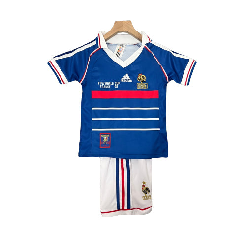 Conjunto Infantil Retrô - França 1998 I Titular