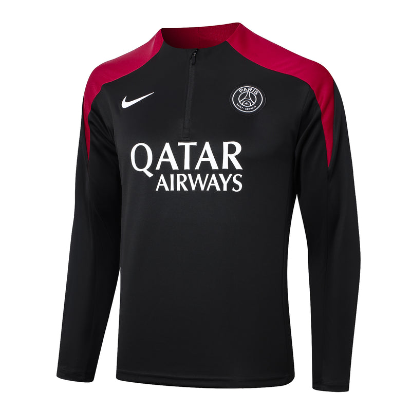 Conjunto Paris Saint-Germain Treino 24/25 - Masculino Nike - Preto