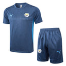 Conjunto Manchester City Treino Camisa manga curta + short 24/25 - Masculino Puma - Azul