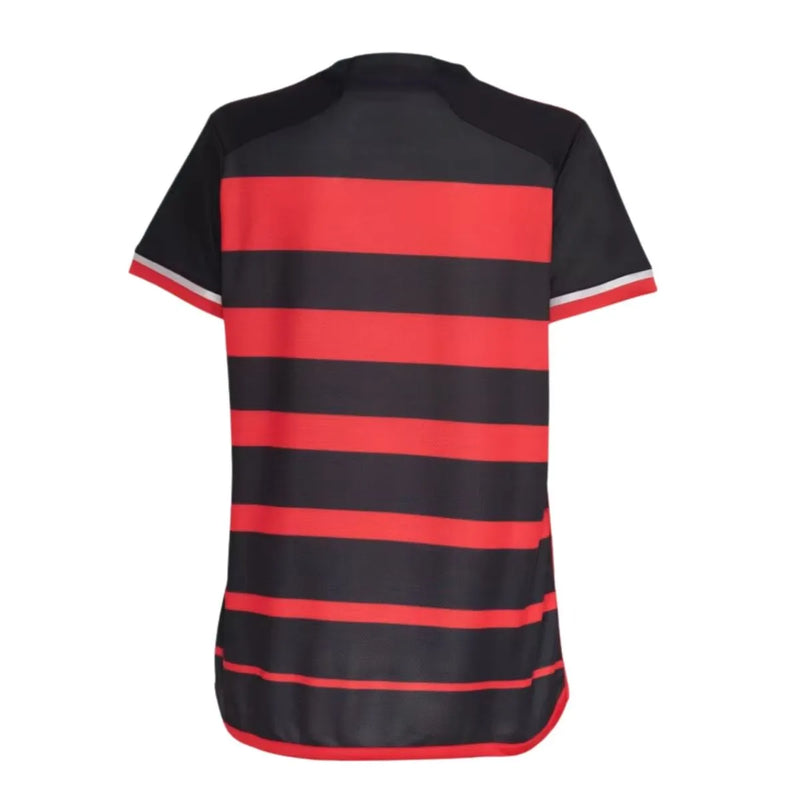Camisa Flamengo I 24/25 - Torcedor Adidas Feminina - Vermelha e preta