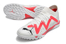 Chuteiras de futebol Puma Future X Powercat Tokyo Match TF - Branco/Vermelho