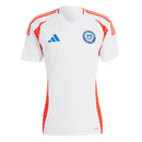 Camisa Chile II 24/25 - Torcedor Adidas Masculina - Branca com detalhes em vermelho
