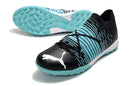 Chuteiras de futebol Puma Future Z TF/MG - Preta/Azul Agua