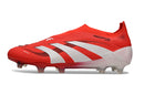 Chuteira de Campo Adidas Predator Elite LL sem cadarço FG - Vermelho