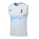 Conjunto Tottenham Treino Camisa Regata + short 24/25 - Masculino Puma - Branco