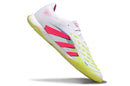 Chuteira de Futsal Adidas Predator Elite IC - Branco com rosa