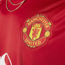 Camisa Manchester United I 24/25 - Torcedor Adidas Masculina - Vermelha com detalhes em branco
