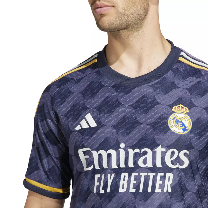 Camisa Real Madrid ll 23/24 - Torcedor Adidas Masculina - Azul-cinza