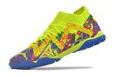 Chuteiras de futebol Puma Future X Powercat Tokyo Match TF - Amarelo/Azul