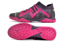 Chuteiras de futebol Puma Future X Powercat Tokyo Match TF - Cinza/Rosa