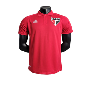 Camisa São Paulo 23/24 Edição Polo - Vermelho - Versão Torcedor