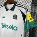 Camisa Newcastle III 24/25 - Torcedor Adidas Masculina - Branca com detalhes em preto e verde