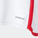 Camisa Flamengo II 24/25 - Torcedor Adidas Feminina - Branca com detalhes em vermelho