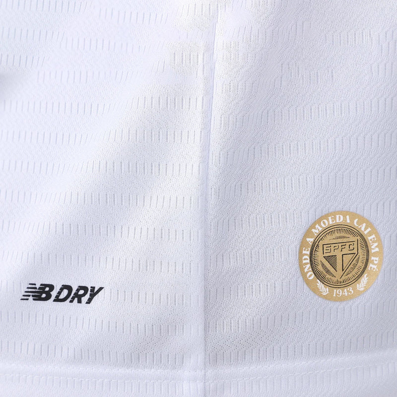 Camisa São Paulo I 24/25 - Torcedor New Balance Masculina - Branca
