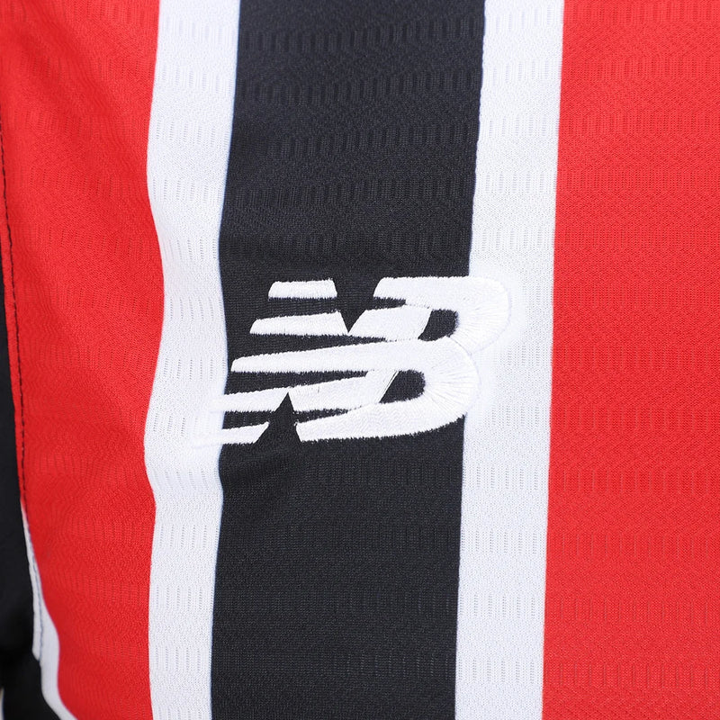 Camisa São Paulo II 24/25 - Torcedor New Balance Masculina - Vermelha e preta