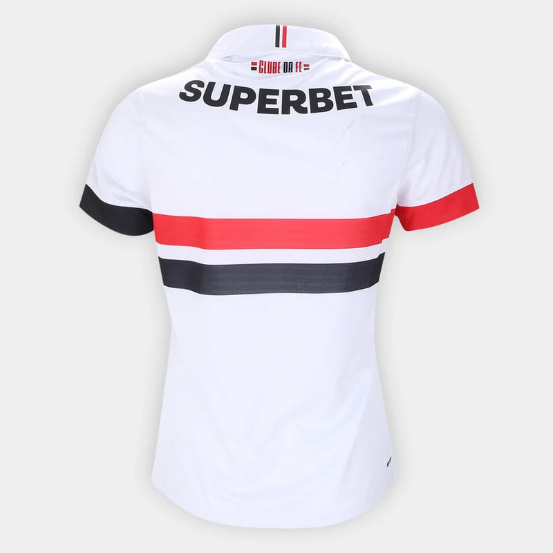 Camisa São Paulo I 24/25 - Torcedor New Balance Feminina - Branca