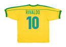 Nike Men's 2002 Brazil National Team I Retro Shirt - Yellow
