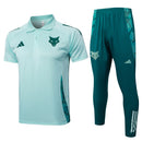 Conjunto Cruzeiro Treino Polo 24/25 - Masculino Adidas - Azul Cinza Claro
