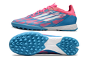 Chuteiras de futebol adidas F50 Pro TF - Azul/Rosa