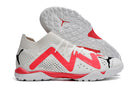 Chuteiras de futebol Puma Future X Powercat Tokyo Match TF - Branco/Vermelho