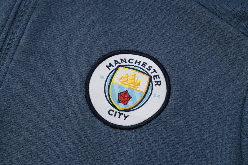 Conjunto Manchester City 24/25 - Masculino Adidas - Azul